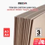 Combo 4 Tấm bìa carton lạnh Media dày 3mm bìa cứng làm mô hình trang trí giấy bồi bìa sổ tay bìa lót