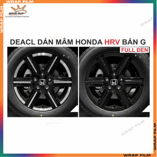 Decal dán mâm Honda HRV bản G 2022-2025 ( bộ 5 bánh) - Decal cao cấp không thấm nước không phai màu