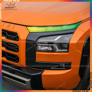 Decal dán đèn Mitsubishi Triton 2024-2025 - chất liệu PVC cao cấp không thấm nước, không phai màu, không để lại keo