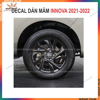 Decal dán mâm INNOVA 2021-2022 - Decal cao cấp không phai màu không thấm nước không để lại keo khi bóc