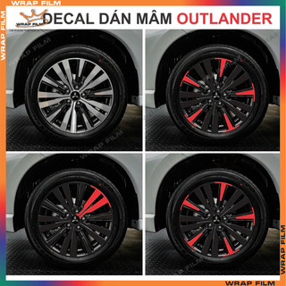 Decal dán mâm Outlander 2022-2024 - Decal dán mâm xe cao cấp không phai màu không thấm nước