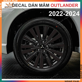 Decal dán mâm Outlander 2022-2024 - Decal dán mâm xe cao cấp không phai màu không thấm nước
