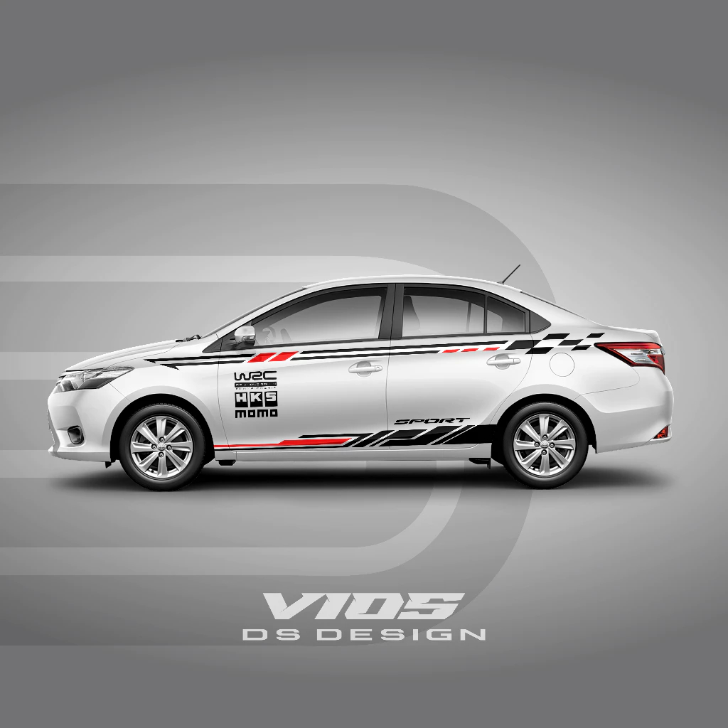Tem xe Vios - Decal Sticker dán xe - vios - 2 bên sườn | Shopee Việt Nam