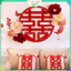 Set Chữ Hỷ Dạ Đỏ, Combo Set Bóng Bay Trang Trí Phòng Cưới, Phòng Tân Hôn Đẹp Lãng Mạn CUOI