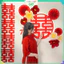 Set Chữ Hỷ Dạ Đỏ, Combo Set Bóng Bay Trang Trí Phòng Cưới, Phòng Tân Hôn Đẹp Lãng Mạn CUOI