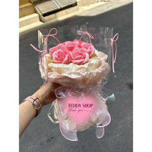 BÓ HOA HỒNG SÁP DỄ THƯƠNG