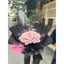 BÓ HOA CÁNH BƯỚM HỒNG ĐEN XINH YÊU