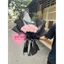 BÓ HOA CÁNH BƯỚM HỒNG ĐEN XINH YÊU