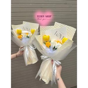 BÓ HOA PHỐI TÔNG VÀNG