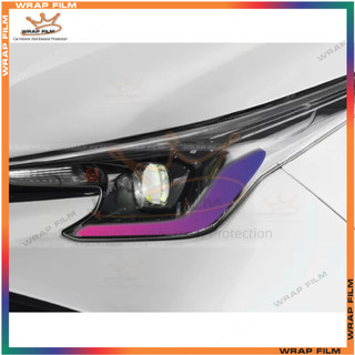 Tem dán đổi màu đèn Toyota Vios 2023-2024 ( 1 cặp)