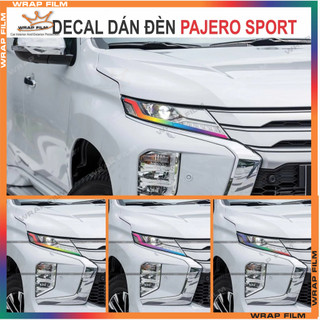 Decal dán đèn Mitshubishi Pajero Sport – Chất liệu PVC cao cấp in 3 lớp công nghệ hiện đại, siêu bền, thẩm mỹ cao.