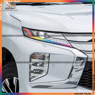 Decal dán đèn Mitshubishi Pajero Sport – Chất liệu PVC cao cấp in 3 lớp công nghệ hiện đại, siêu bền, thẩm mỹ cao.