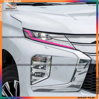 Decal dán đèn Mitshubishi Pajero Sport – Chất liệu PVC cao cấp in 3 lớp công nghệ hiện đại, siêu bền, thẩm mỹ cao.