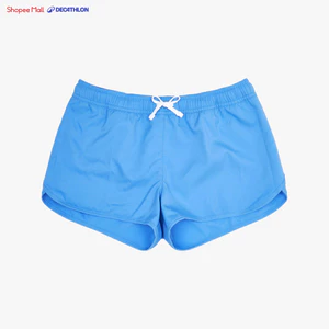 Quần short đi biển bé gái chắc chắn DECATHLON 100 xanh dương mã 8916498