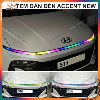 Tem dán đổi màu đèn Accent 2024-2026 ( bộ 3 miếng)