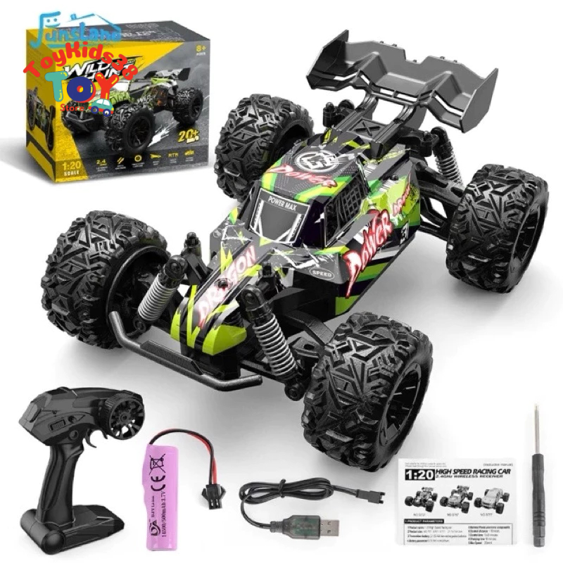 Xe điều khiển offroad 20km/h khoảng cách 30M S777-Mỹ tỉ lệ 1:20
