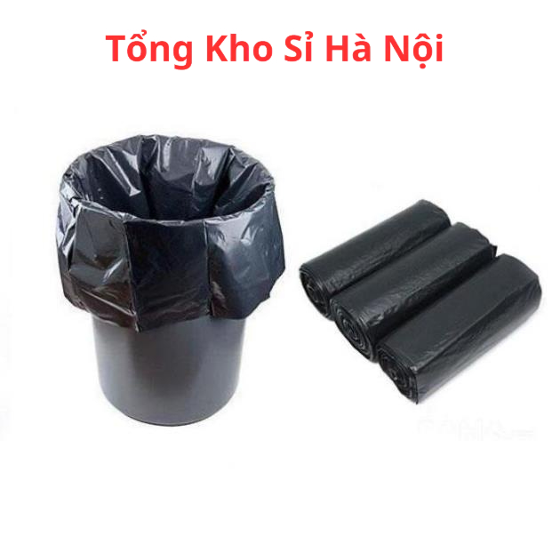 Túi Rác Tự Phân Hủy - Bao Rác Đen Kích Thước Lớn 55*65 cm 1 cuộn - ảnh 2