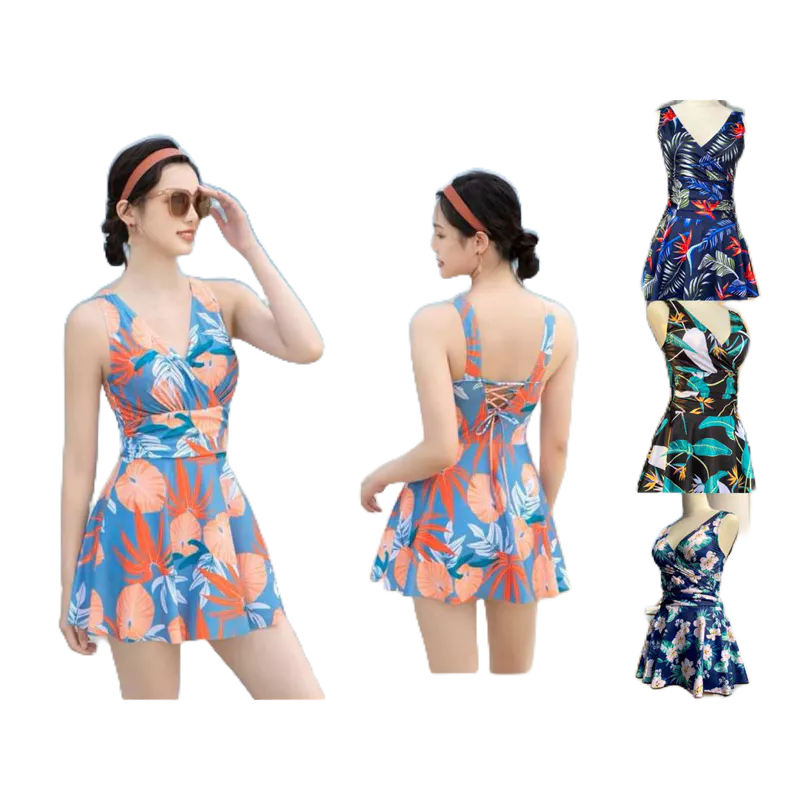 size[M L Xl 2xl } Đồ Bơi 1mảnh kính đáo được may 2 lớp dày dặn mút ngực có quần bên trong