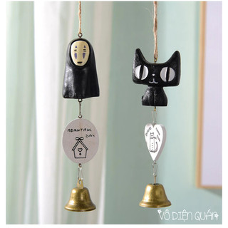 Chuông Gió Totoro Vô Diện Cute Phô Mai Que Decor Trang Trí Nhà Cửa, Xe Hơi, Góc Làm Việc Học Tập