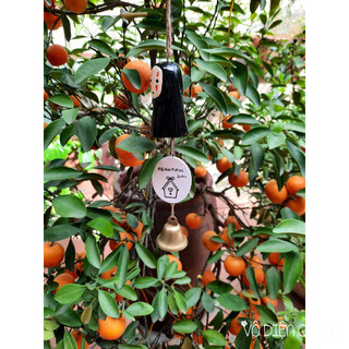 Chuông Gió Totoro Vô Diện Cute Phô Mai Que Decor Trang Trí Nhà Cửa, Xe Hơi, Góc Làm Việc Học Tập
