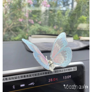 Trang trí taplo ô tô cánh côn trùng thêu trang trí quạt gió phụ kiện đồ chơi xe cộ
