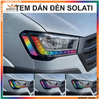 Decal dán đèn Solati ( bộ bao gồm 2 bên) - Decal cao cấp không phai màu không thấm nước