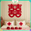 Chữ Hỷ Dạ Đỏ Decor Đám Cưới Không Kèm Keo – Trang Trí Cổng Cưới, Gia Tiên, Tân Hôn Sang Trọng & Ý Nghĩa CUOI