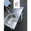Kệ bàn inox chậu rửa chén đơn 40x100x80cm tặng bộ vòi rửa và xả cho gia đình, phòng trọ, quán ăn