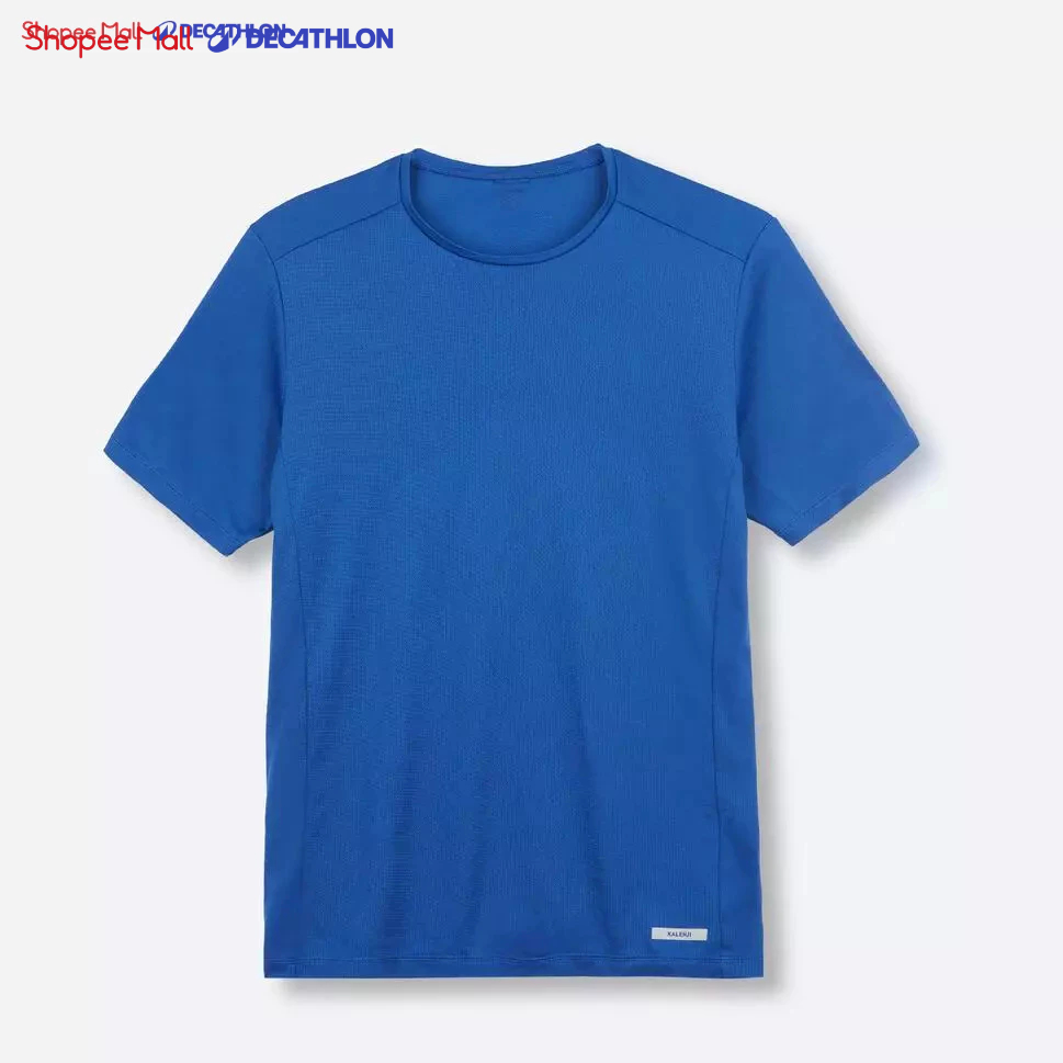 Ảnh Áo thun chạy bộ thoáng mát dry cho nam xanh dương DECATHLON KALENJI mã 8666011 1