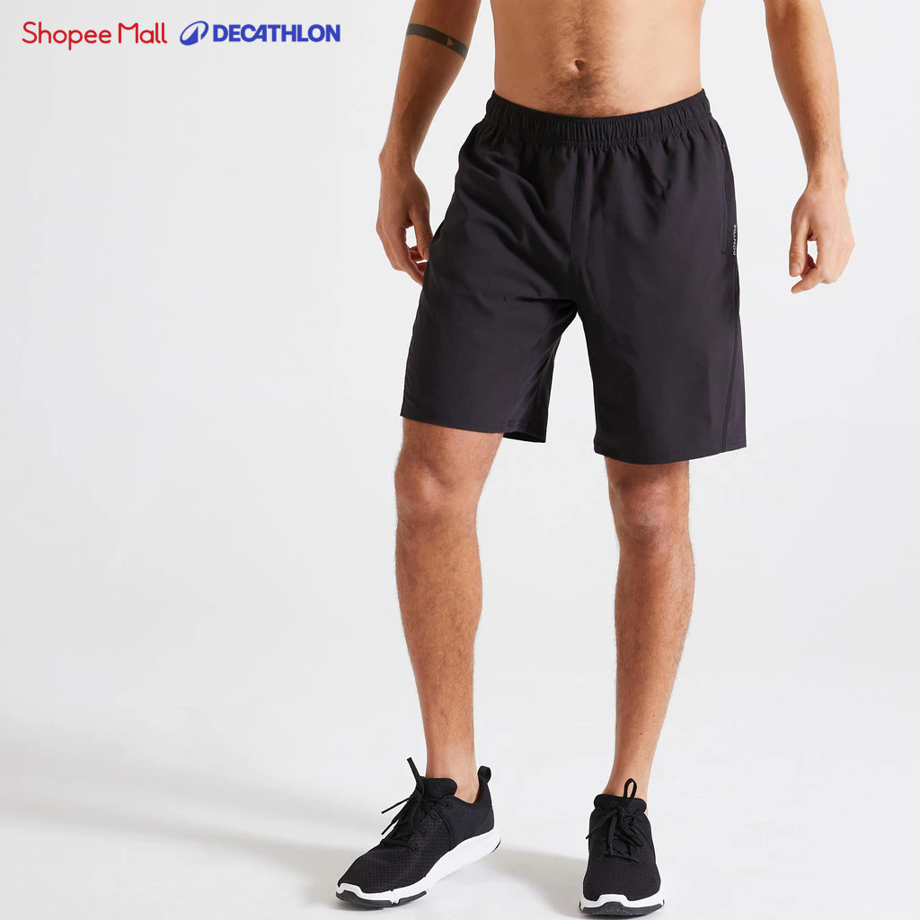 Ảnh Quần short thể thao nam DOMYOS FST120 có túi khóa kéo 8600873 1