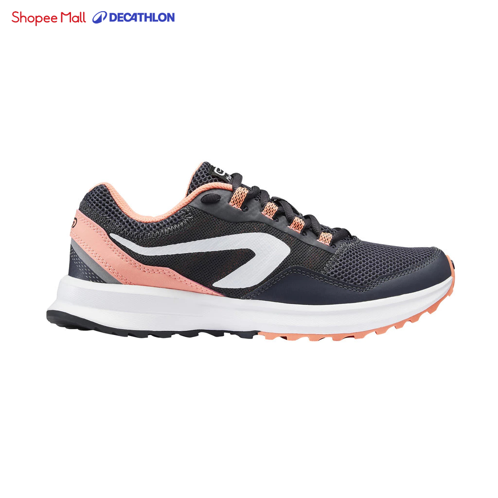 Ảnh Giày thể thao nữ DECATHLON run active grip màu xám san hô 1
