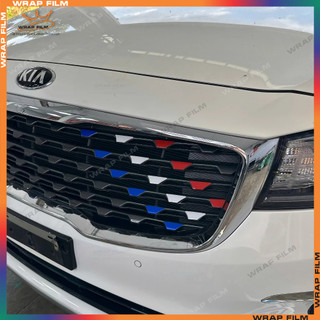 Decal phản quang 3M trang trí mặt calang Kia Sedona 2019 2020 2021 - Giúp xe nổi bật và sang trọng