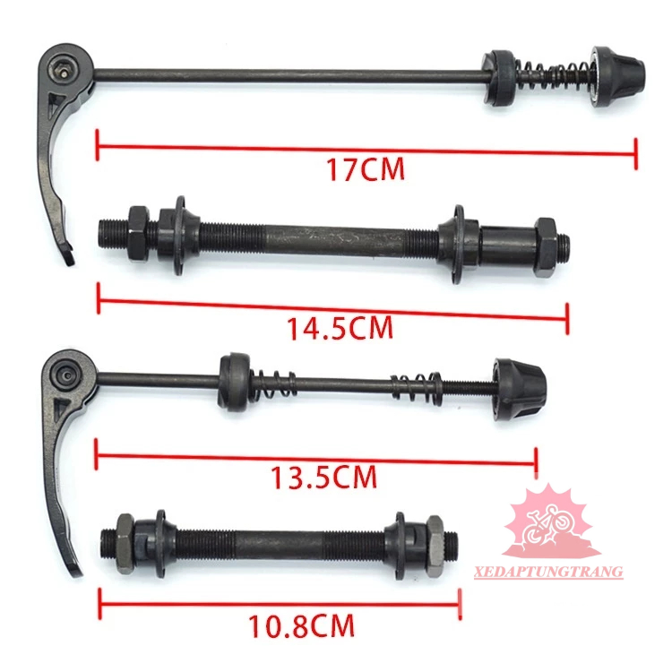 Bộ trục bi côn rỗng và ty bật cho xe đạp thể thao tháo lắp nhanh ...