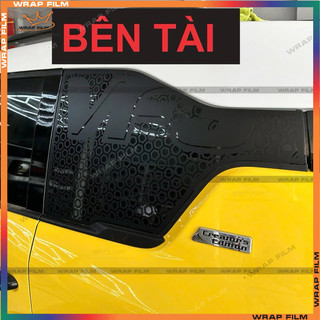 Tem dán trang trí kính sau Vinfast VF3 hình dạng tổ ong