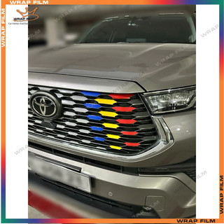 Decal phản quang dán mặt calang Innova Cross (dán đúng vị trí như mẫu đã đặt) - Decal cao cấp không thấm nước bền màu