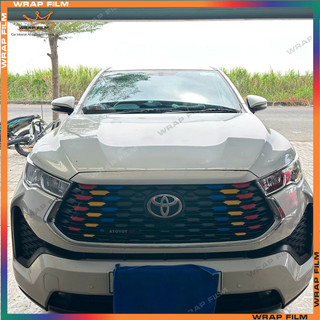 Decal phản quang dán mặt calang Innova Cross (dán đúng vị trí như mẫu đã đặt) - Decal cao cấp không thấm nước bền màu