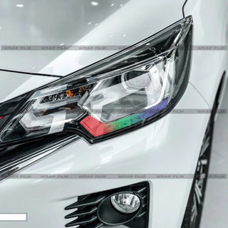 Tem dán đèn Mitsubishi Attrage, Decal dán đèn xe Attrage, Decal cao cấp, không thấm nước, không phai màu