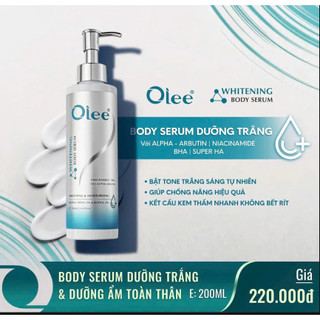BODY SERUM DƯỠNG TRẮNG & DƯỠNG ẨM TOÀN THÂN