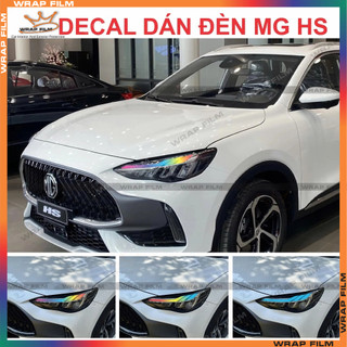 Decal dán đèn MG HS 2024, chất liệu PVC cao cấp in 3 lớp công nghệ hiện đại, chống xước, không phai màu