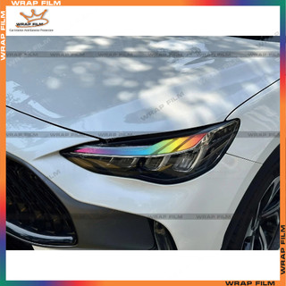 Decal dán đèn MG HS 2024, chất liệu PVC cao cấp in 3 lớp công nghệ hiện đại, chống xước, không phai màu