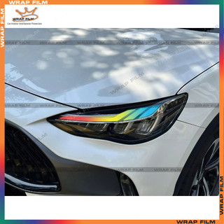 Decal dán đèn MG HS 2024, chất liệu PVC cao cấp in 3 lớp công nghệ hiện đại, chống xước, không phai màu