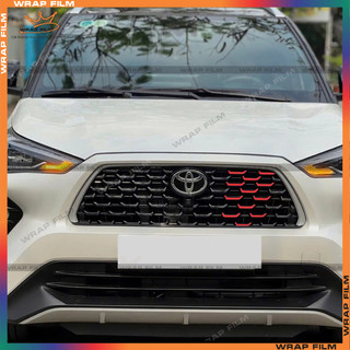 Decal phản quang dán mặt calang Toyota Yaris Cross 2024-2025 - Decal cao cấp không phai màu không thấm nước
