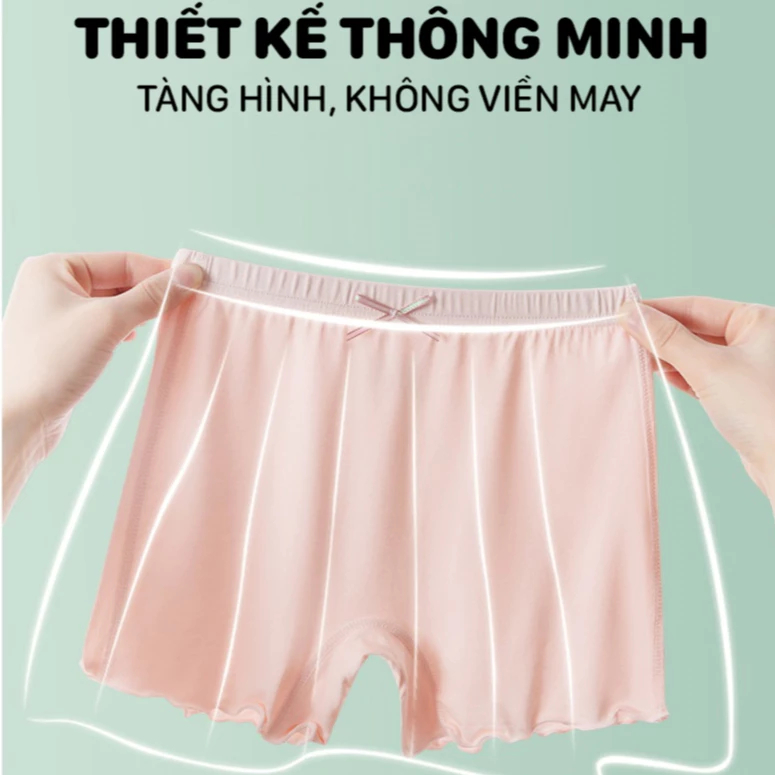 Quần Chip Đùi Bé Gái BETOP, Quần Bảo Hộ Mặc Váy Chất Cotton Mềm Mịn, Kháng Khuẩn Thoáng Mát BH7002