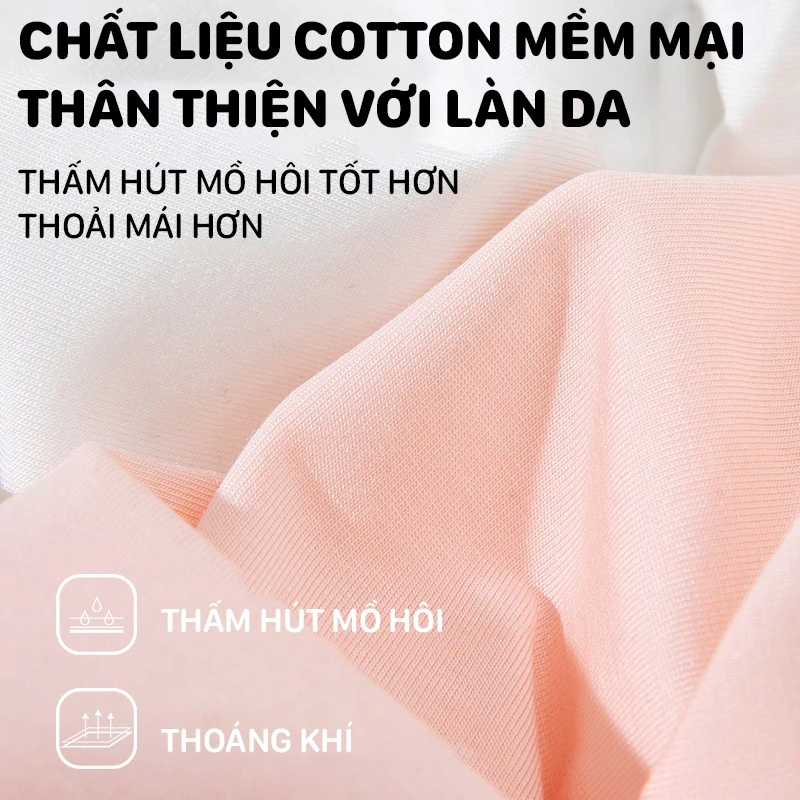 Quần Chip Đùi Bé Gái BETOP, Quần Bảo Hộ Mặc Váy Chất Cotton Mềm Mịn, Kháng Khuẩn Thoáng Mát BH7002