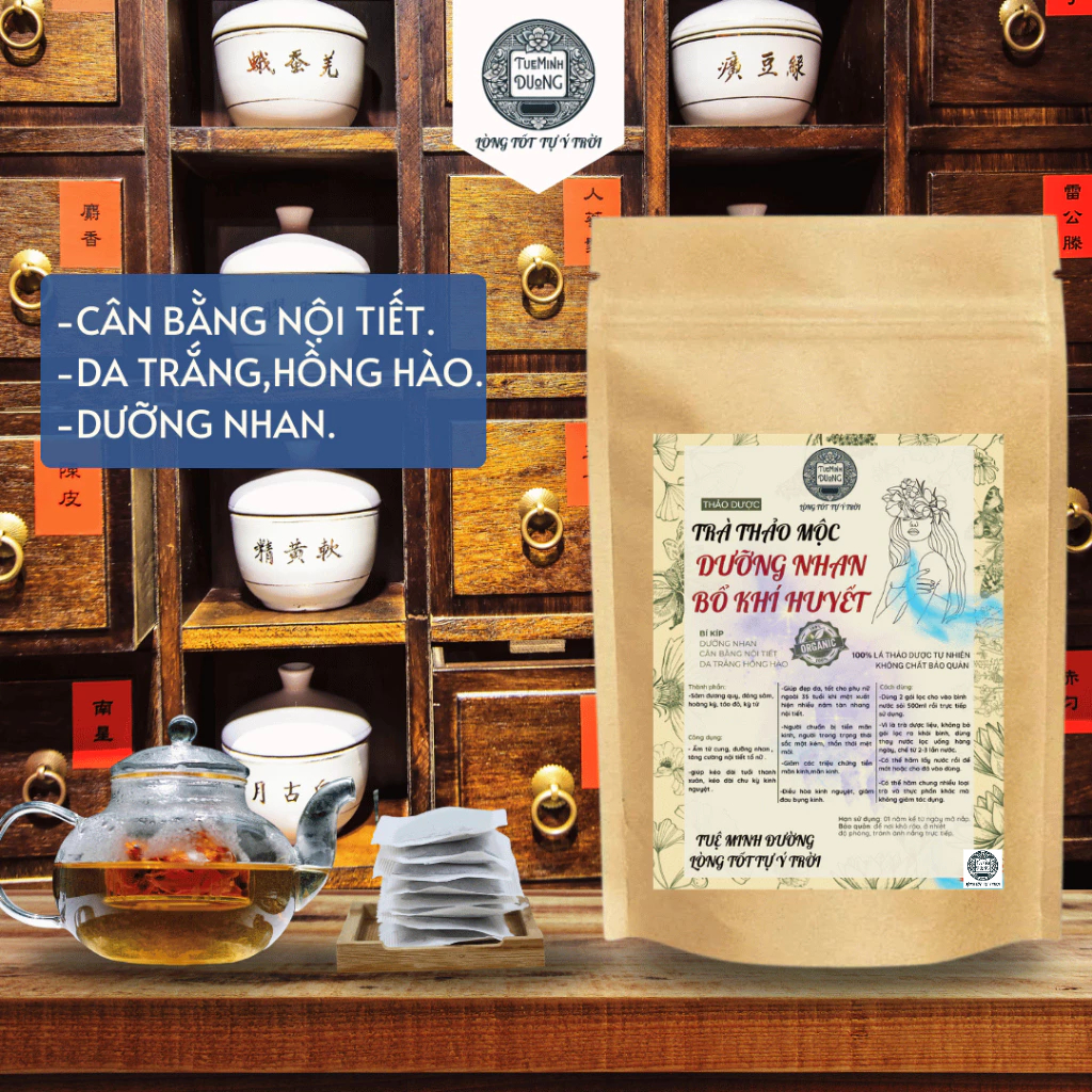 Trà Dưỡng Nhan Bổ Khí Huyết - Hình ảnh thực tế