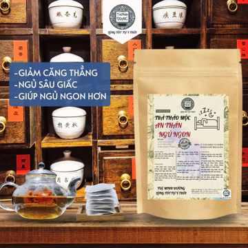 Trà An Thần Ngủ Ngon Tuệ Minh Đường - Chấm Dứt Mất Ngủ,Ngủ Không Sâu,Nửa Đêm Hay Tỉnh Giấc Bịch 50 Lọc