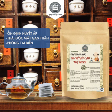 Trà Huyết Áp Cao Tuệ Minh Đường - Giúp Hạ, Ổn Định Huyết Áp, Phòng Ngừa Vấn Đề Tim Mạch, Giảo Cổ Lam, Diệp Hạ Châu,Lá Ổi