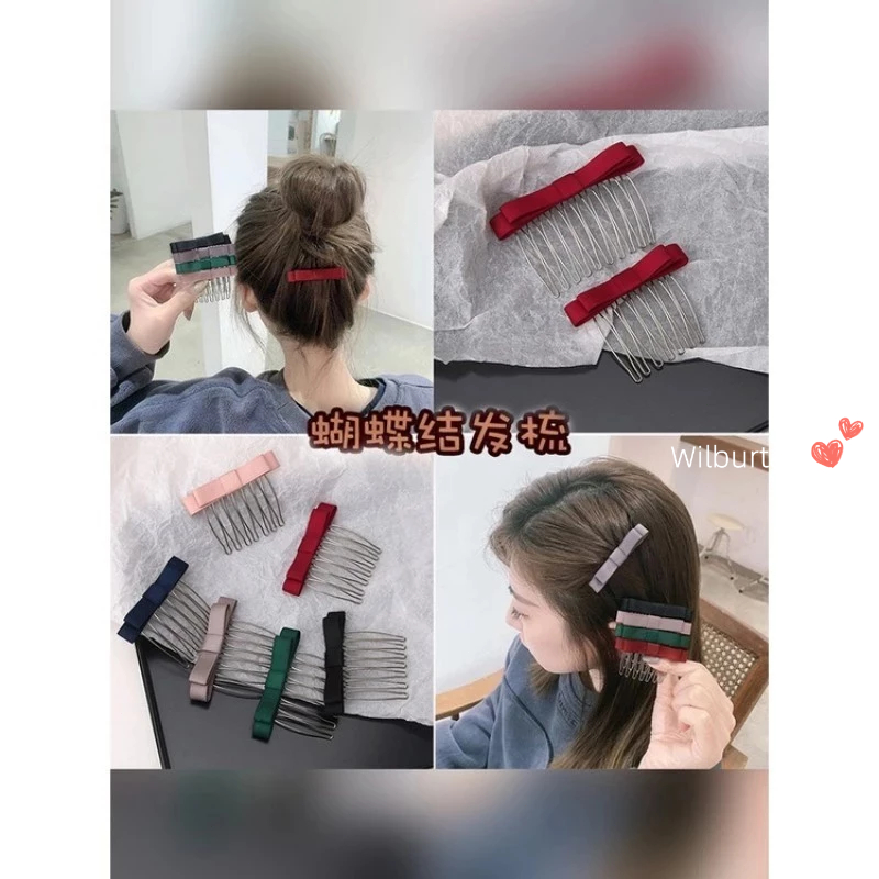 ✨Wilburtay Lược Cài Tóc Mái Ngang Thời Trang Năm 2025 mùa hè