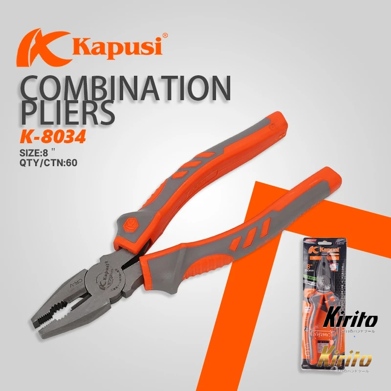 Kìm Đa Năng Kapusi 6'' & 8'' - Cắt, Uốn, Kẹp, Tuốt Dây - Công Cụ Chất Lượng Cao