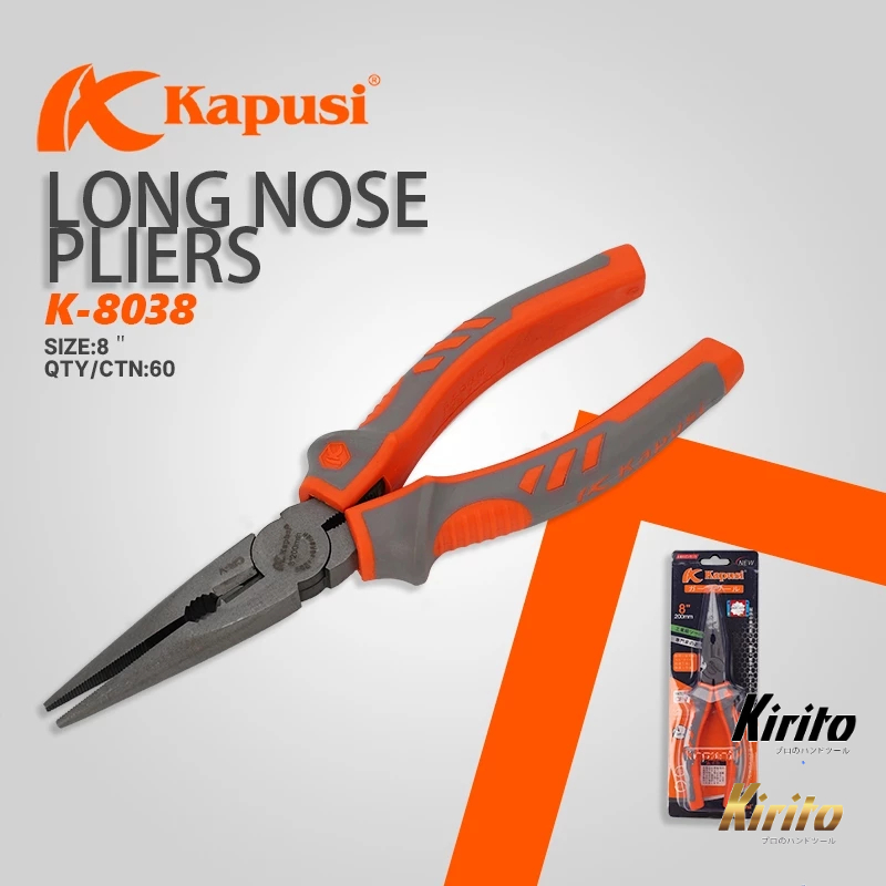 Kìm Nhọn Kapusi 6'' & 8'' - Cắt, Uốn Kim Loại, Dây Điện, Chính Xác